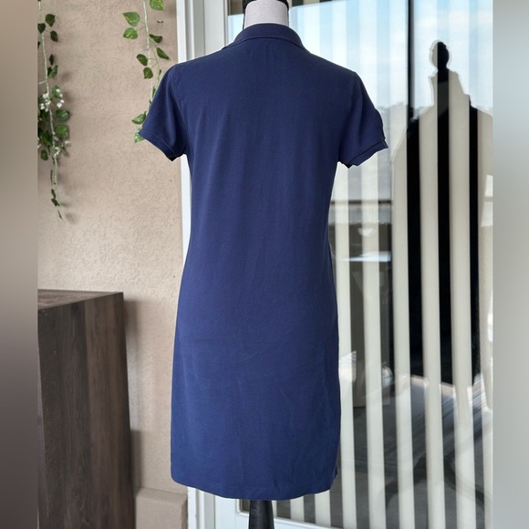 Polo by Ralph Lauren Navy Midi Dress with Patch Accents - Picture 4 of 9